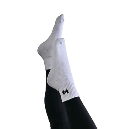WWL Socks - W Logo (White) – WomenWhoLift.ca